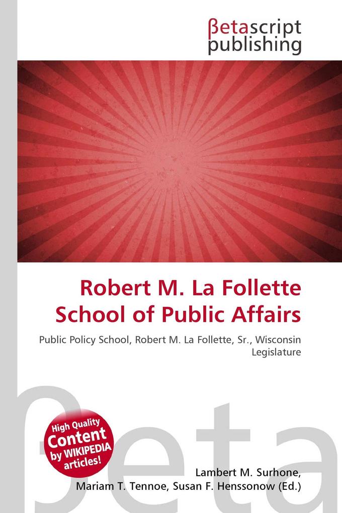 Robert M. La Follette School of Public Affairs