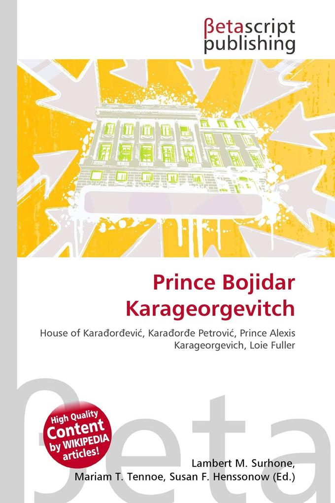 Prince Bojidar Karageorgevitch