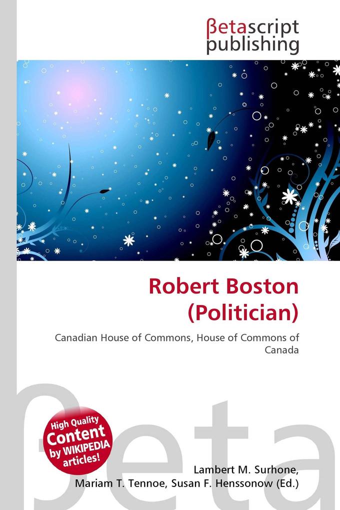 Robert Boston (Politician)