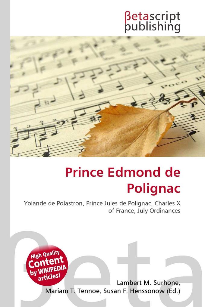 Prince Edmond de Polignac
