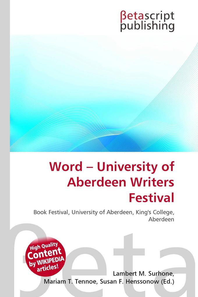 Word - University of Aberdeen Writers Festival