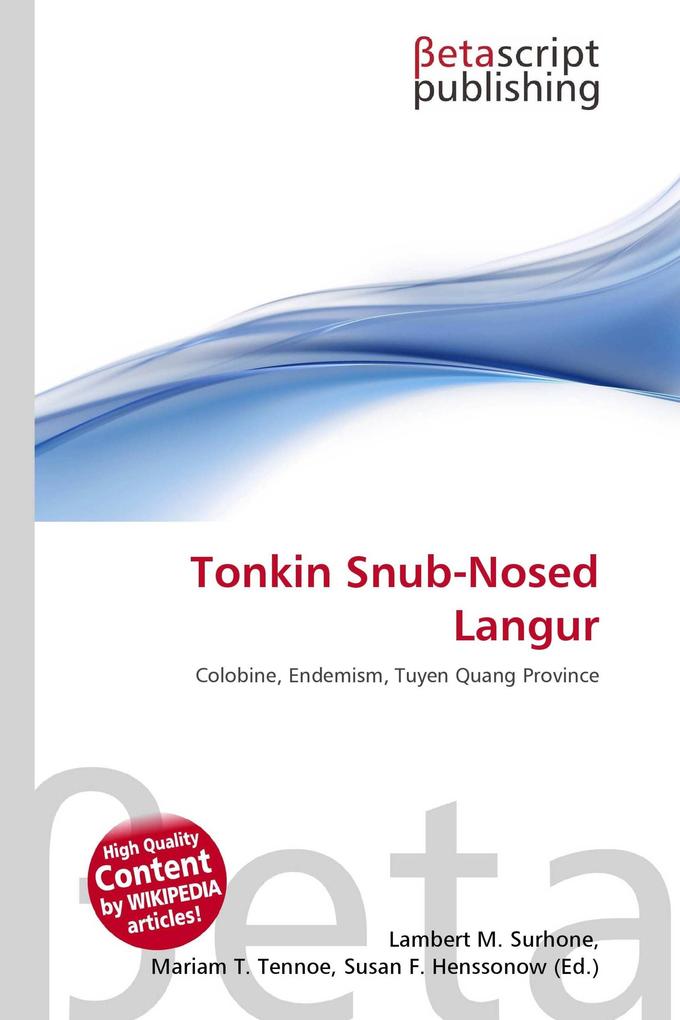 Tonkin Snub-Nosed Langur
