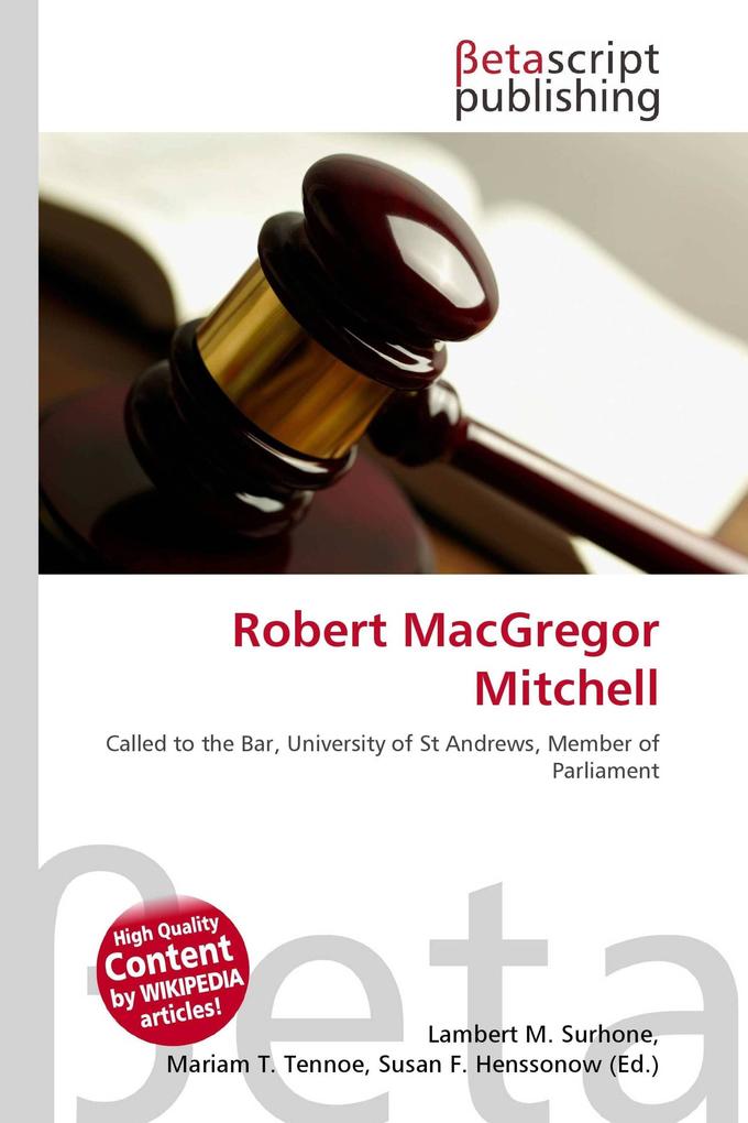 Robert MacGregor Mitchell