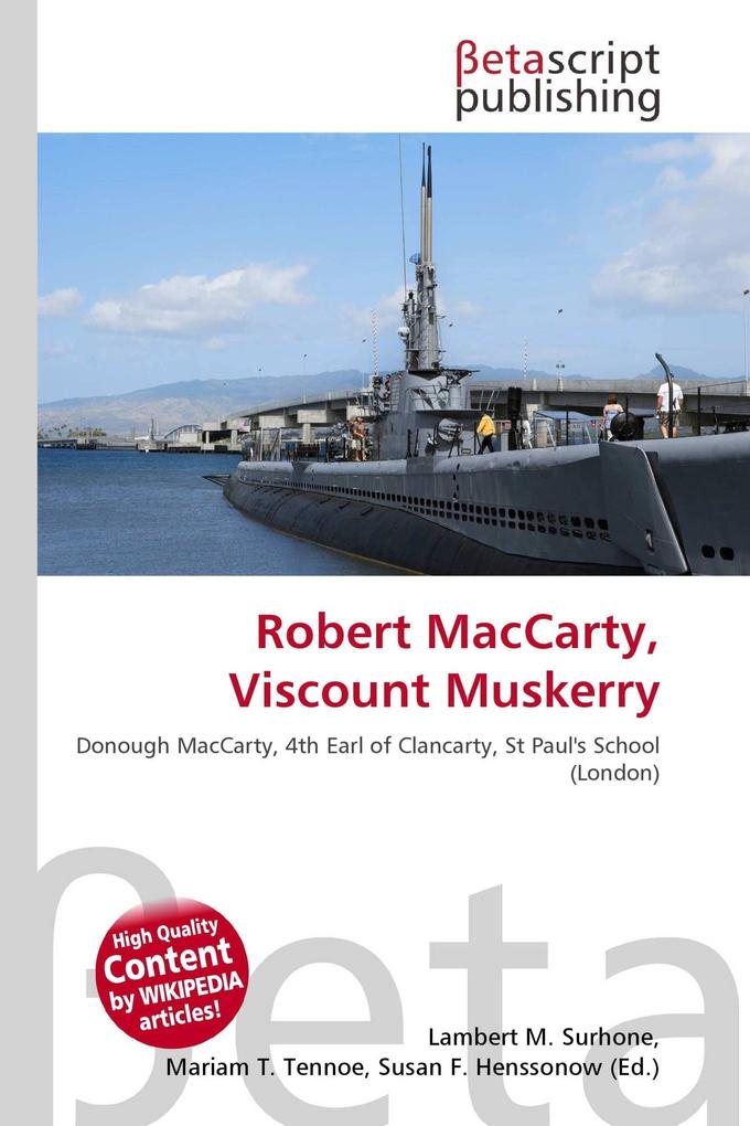 Robert MacCarty Viscount Muskerry