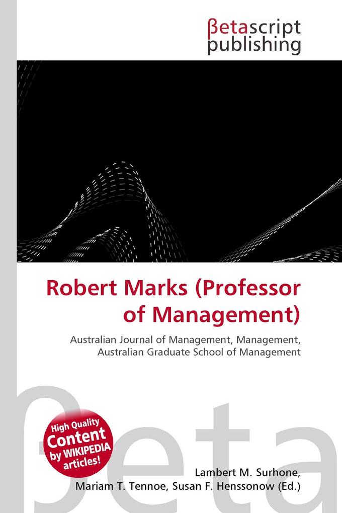 Robert Marks (Professor of Management)