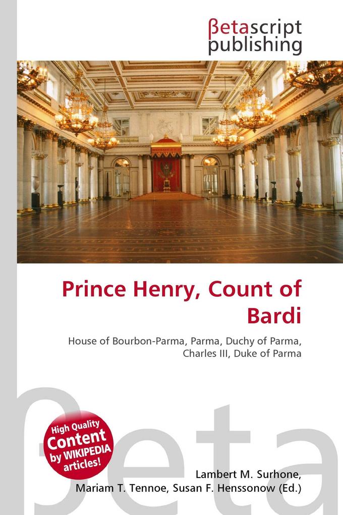 Prince Henry Count of Bardi