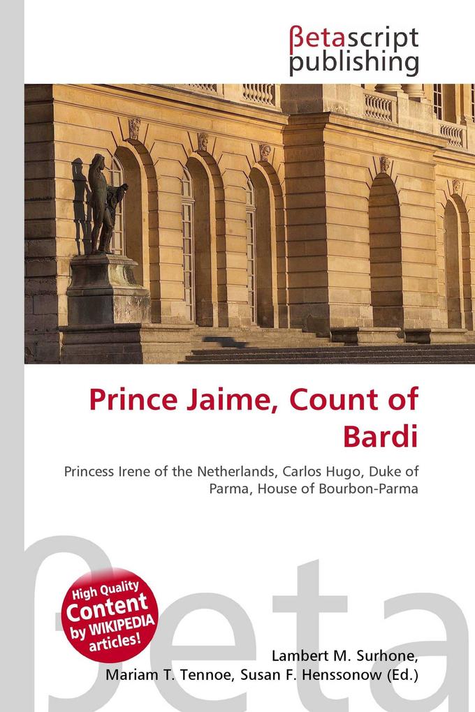 Prince Jaime Count of Bardi
