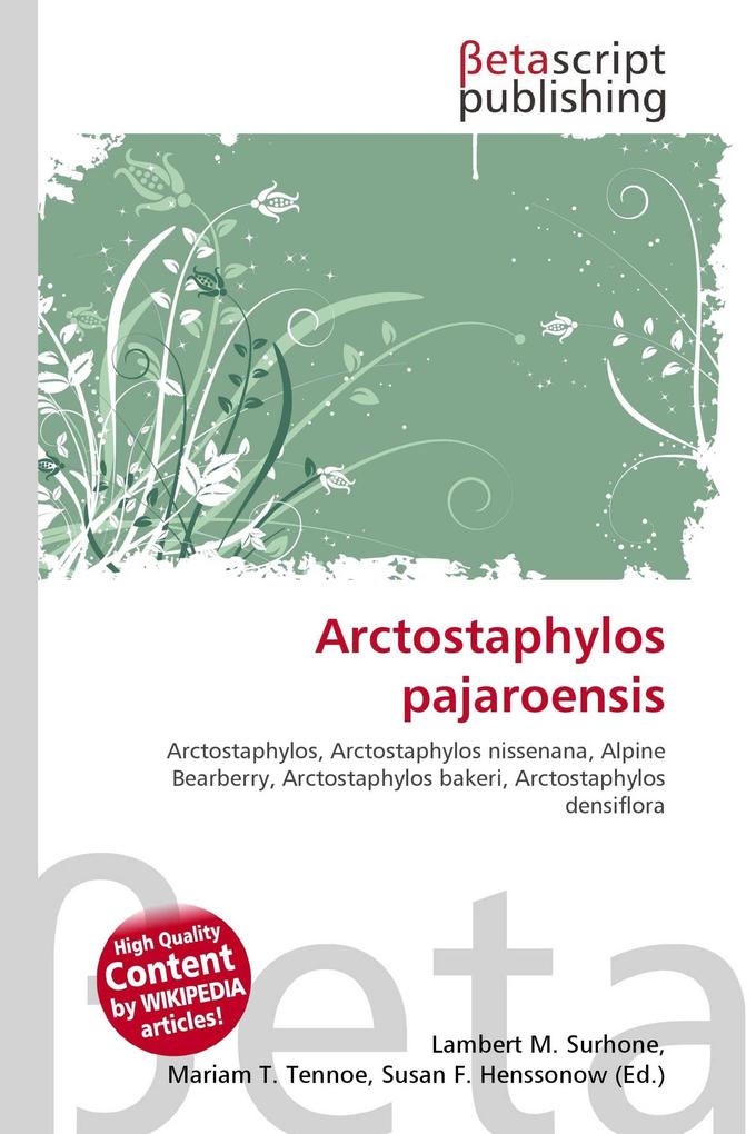 Arctostaphylos pajaroensis