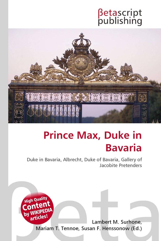 Prince Max Duke in Bavaria
