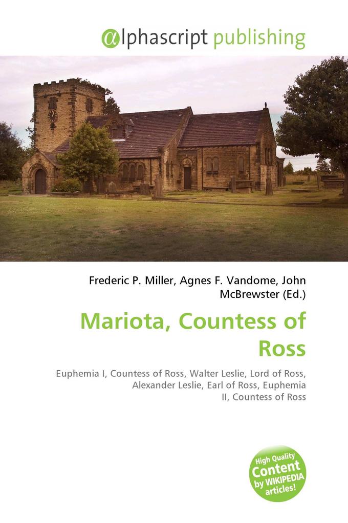 Mariota Countess of Ross