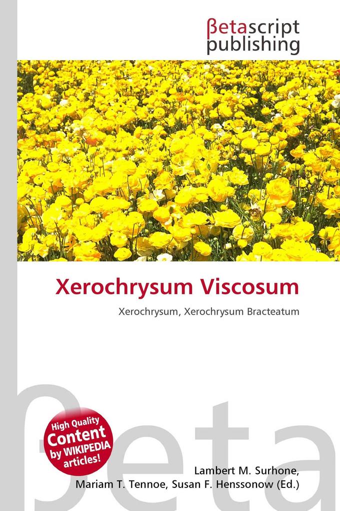 Xerochrysum Viscosum