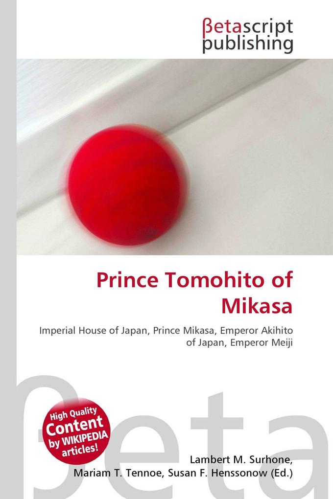 Prince Tomohito of Mikasa