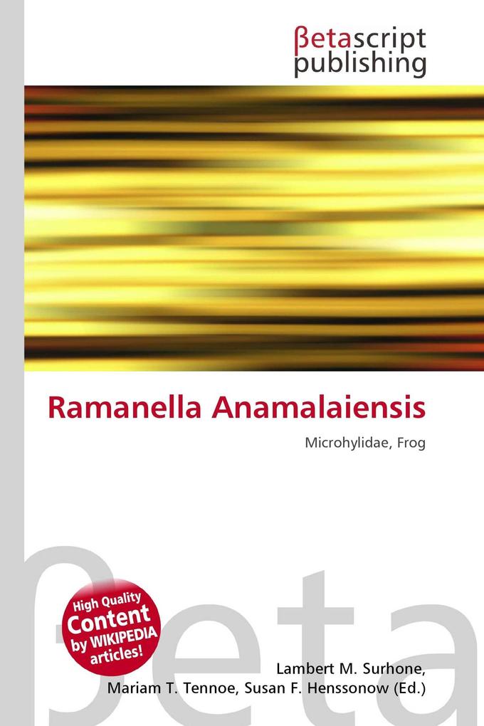 Ramanella Anamalaiensis