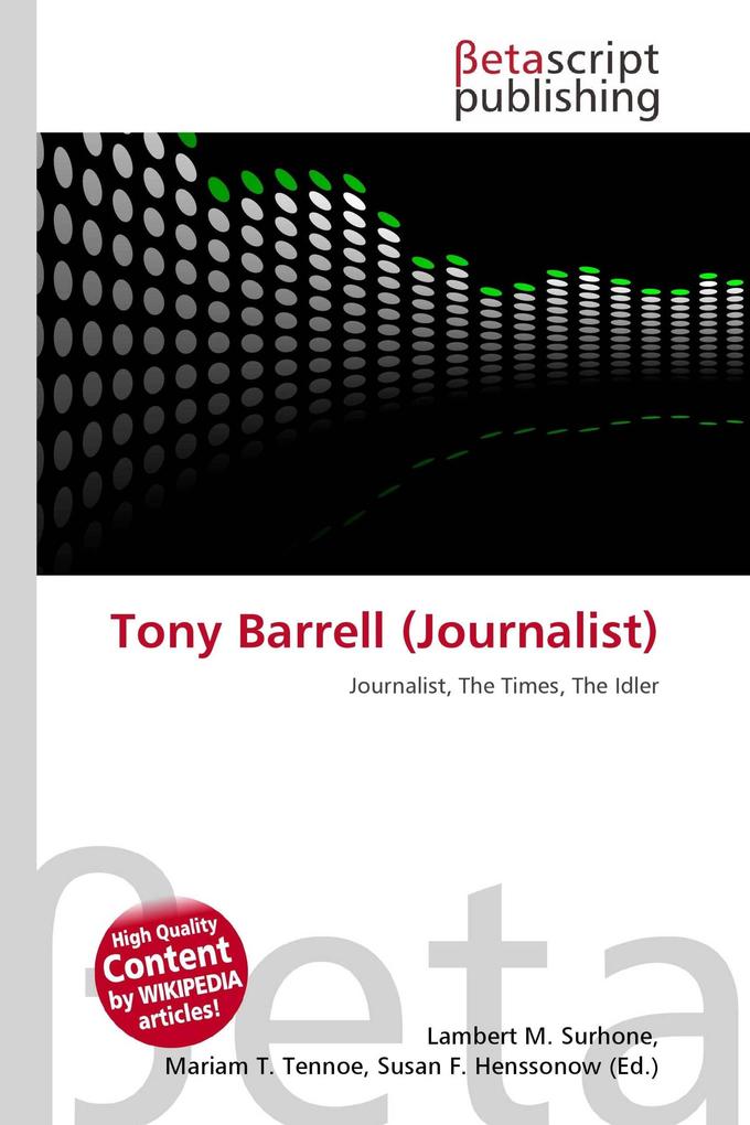 Tony Barrell (Journalist)