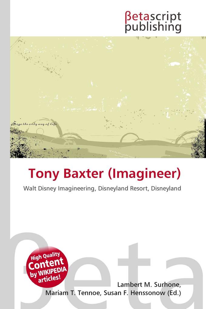Tony Baxter (Imagineer)