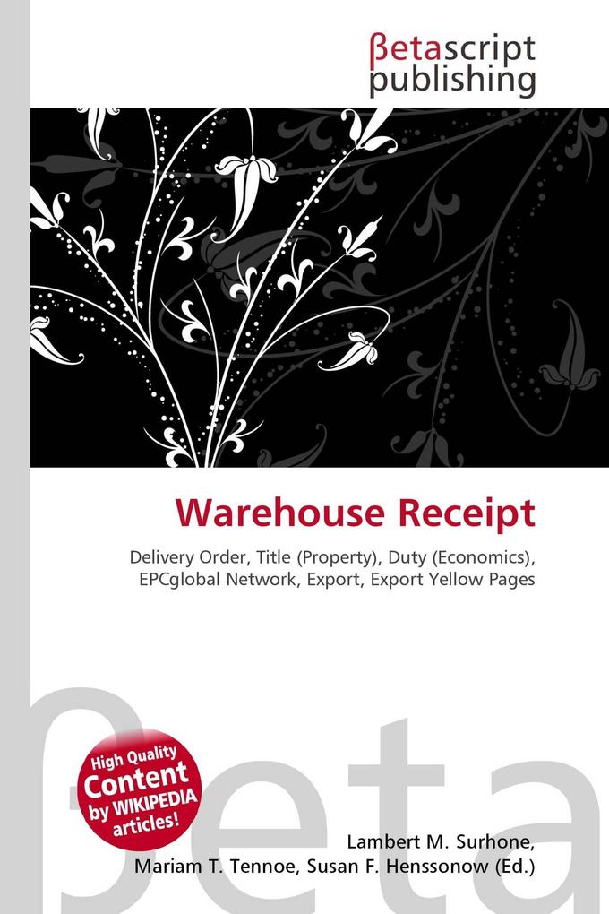 Warehouse Receipt