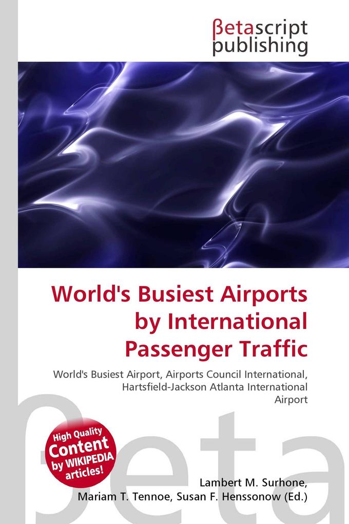 World's Busiest Airports by International Passenger Traffic