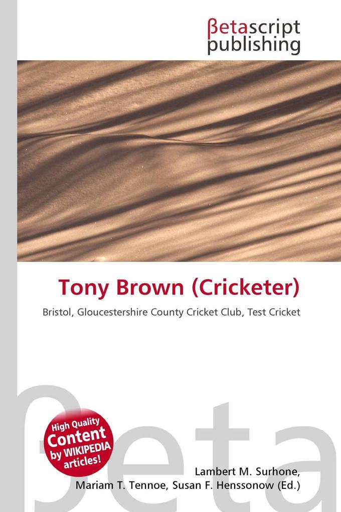 Tony Brown (Cricketer)