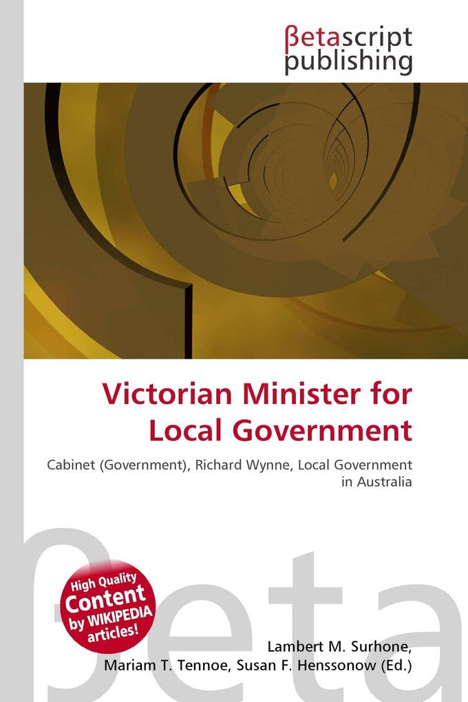 Victorian Minister for Local Government