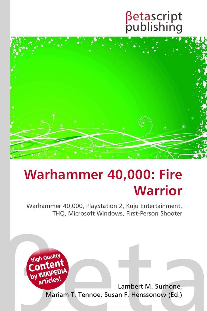 Warhammer 40000: Fire Warrior