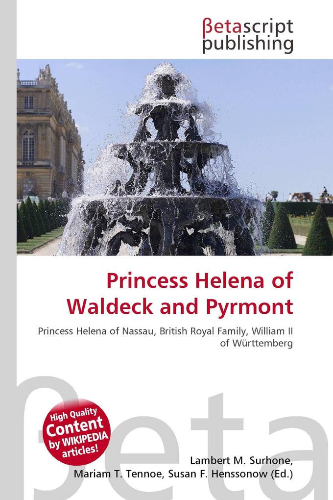 Princess Helena of Waldeck and Pyrmont