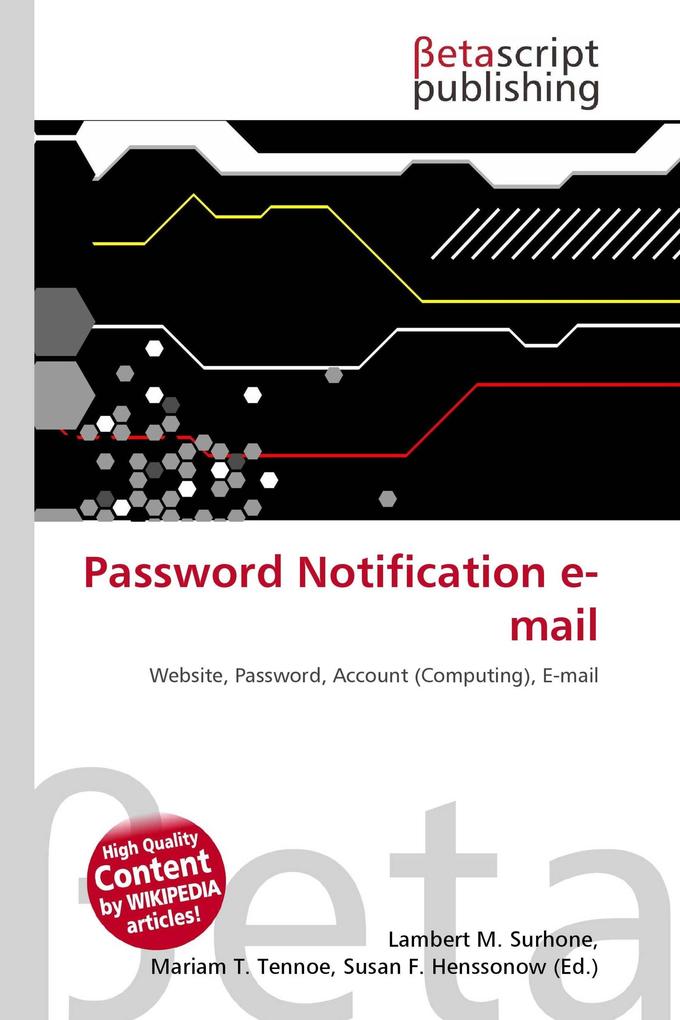 Password Notification e-mail