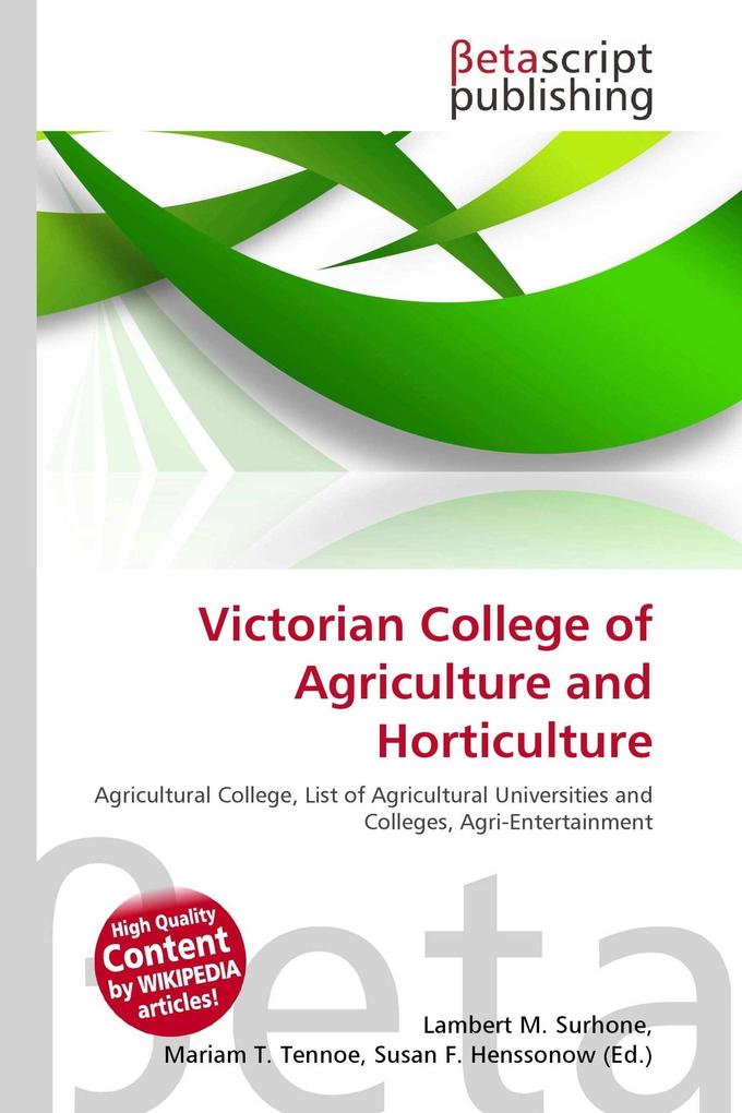 Victorian College of Agriculture and Horticulture