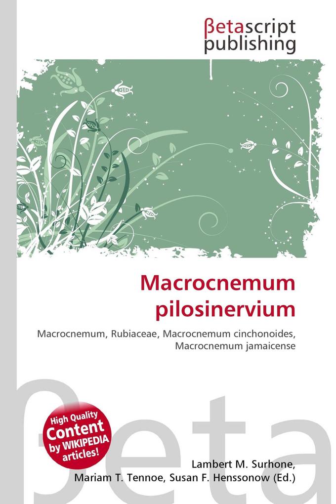 Macrocnemum pilosinervium