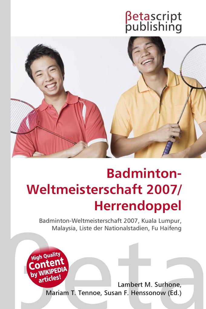 Badminton-Weltmeisterschaft 2007/Herrendoppel