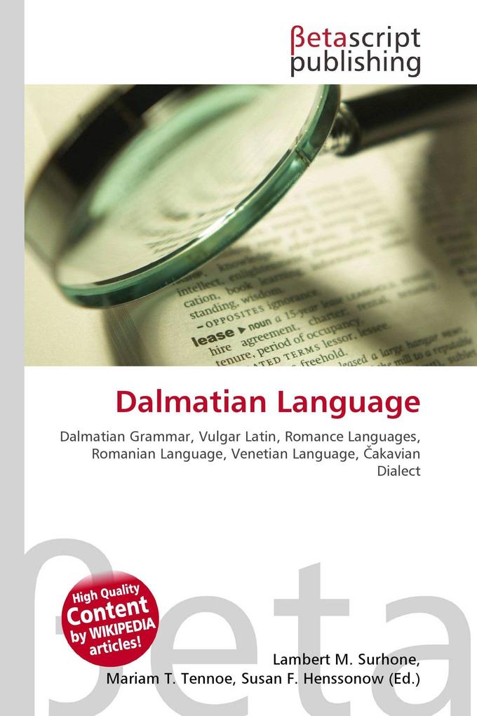 Dalmatian Language