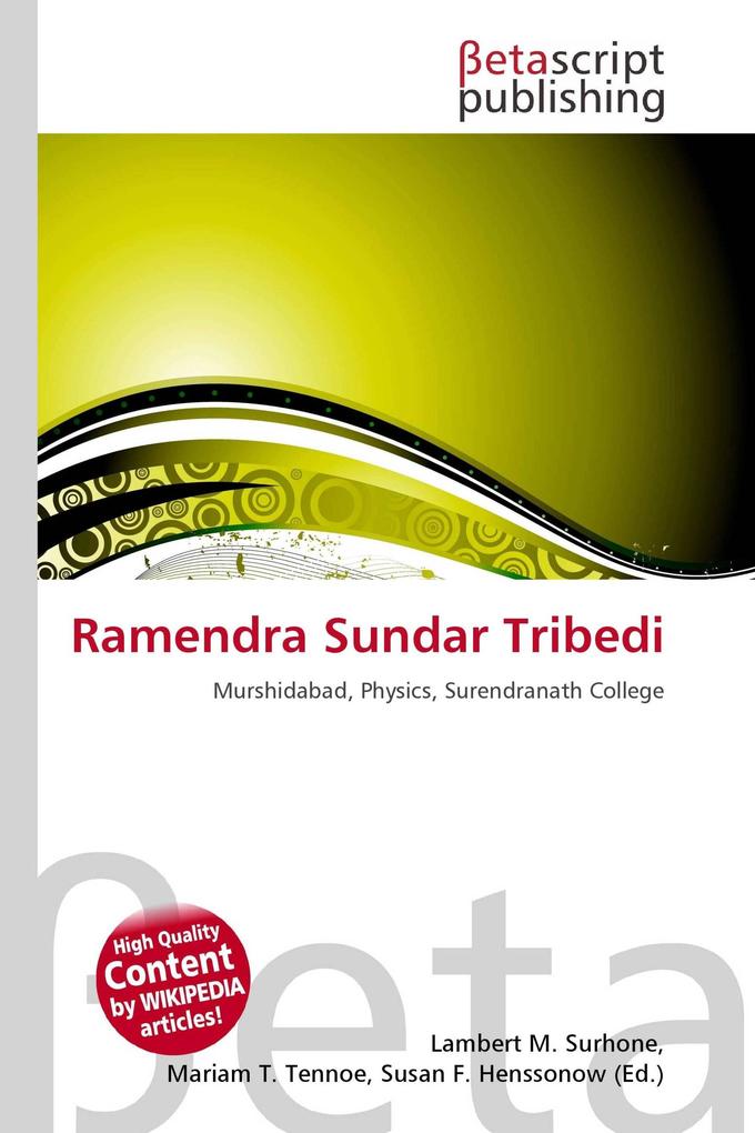 Ramendra Sundar Tribedi