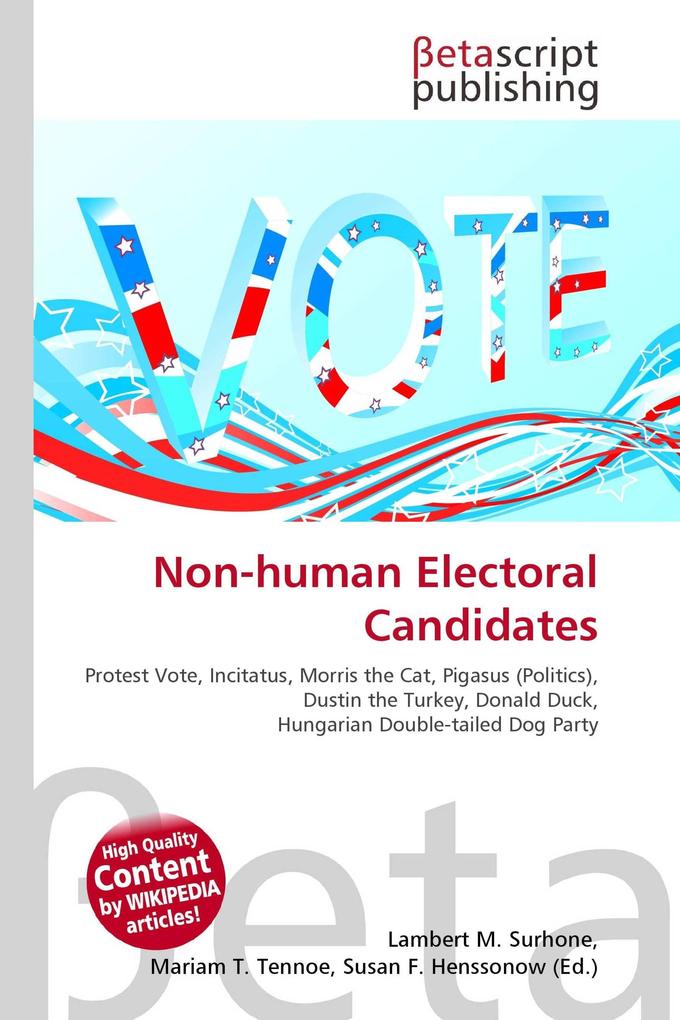 Non-human Electoral Candidates