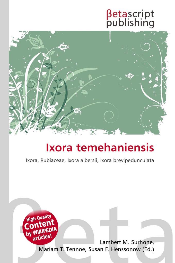 Ixora temehaniensis
