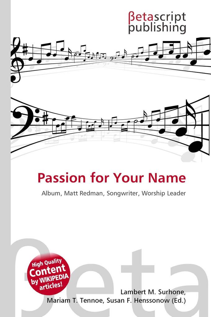 Passion for Your Name