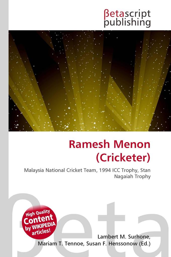 Ramesh Menon (Cricketer)