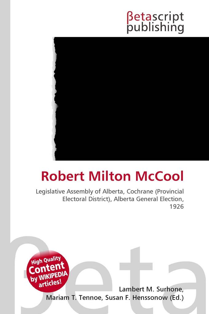 Robert Milton McCool