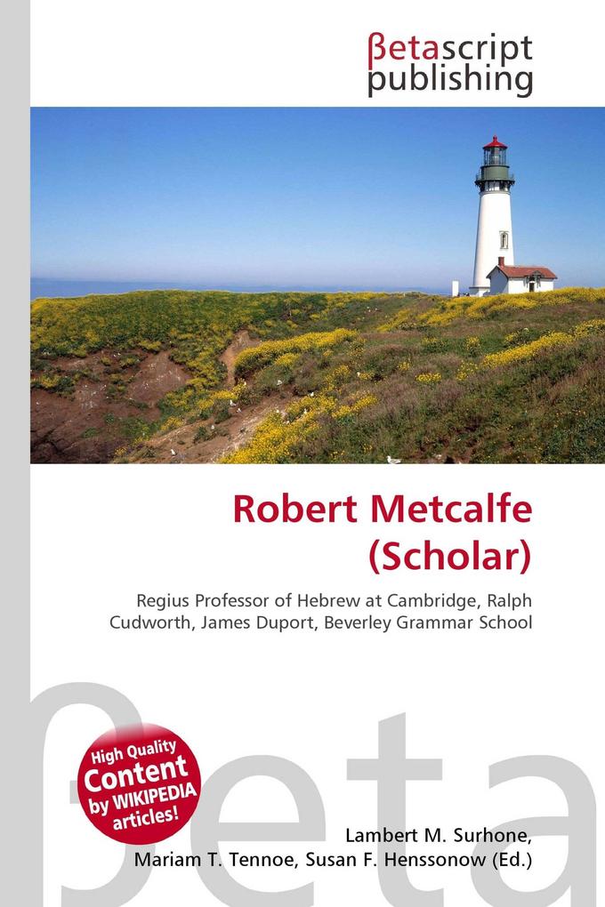 Robert Metcalfe (Scholar)