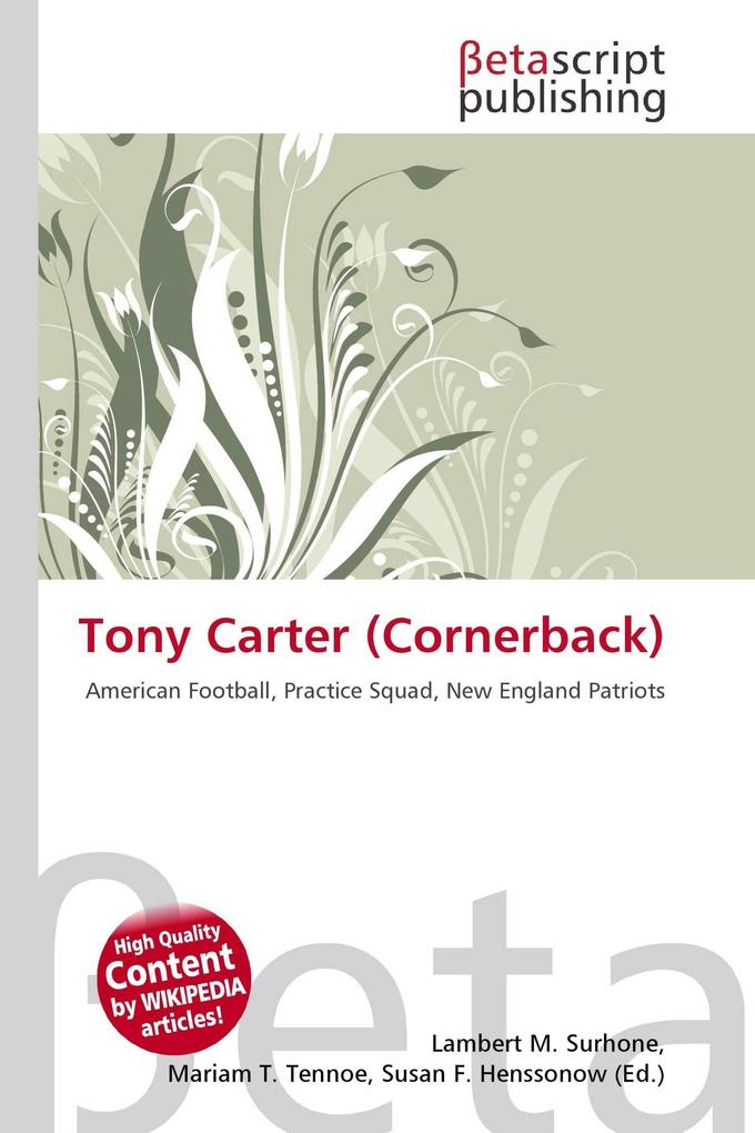 Tony Carter (Cornerback)