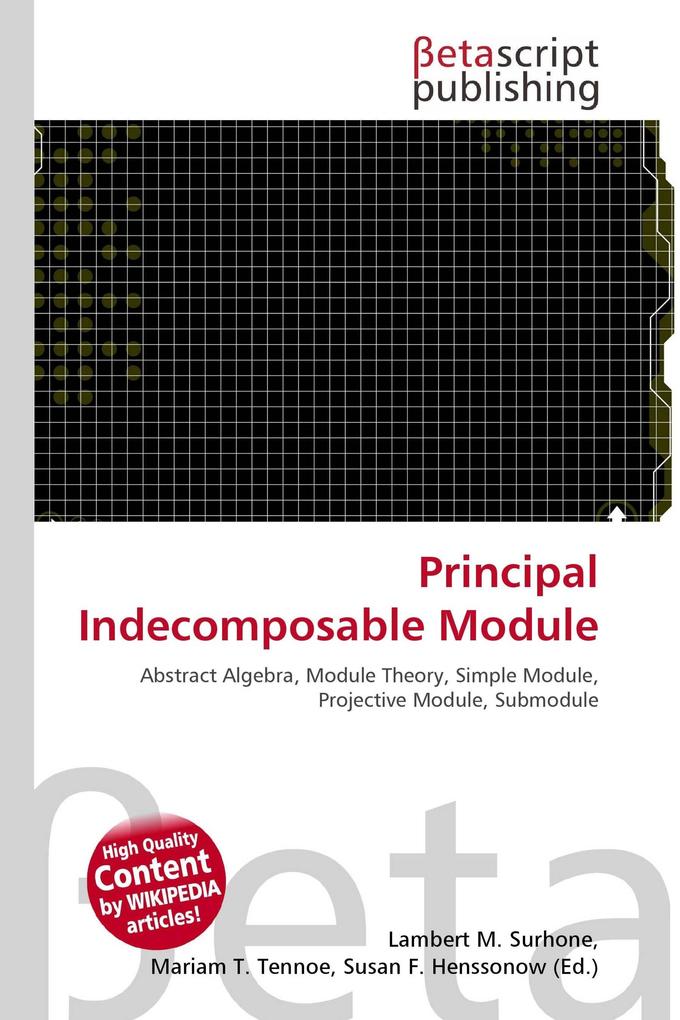 Principal Indecomposable Module