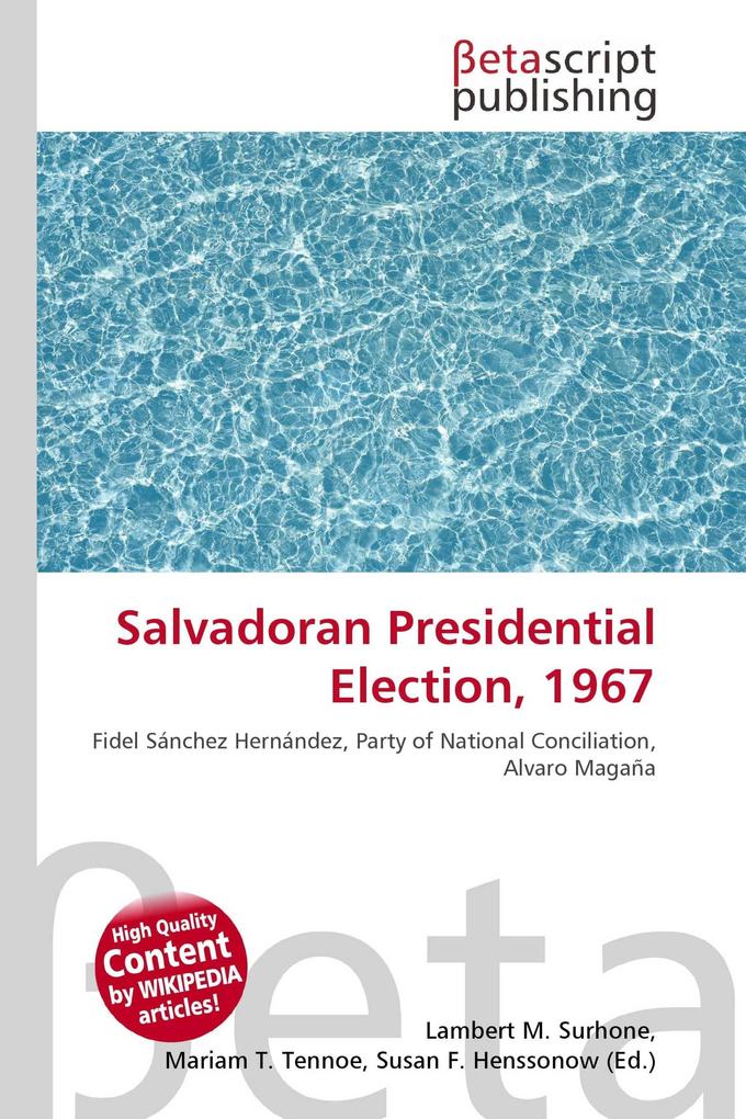 Salvadoran Presidential Election 1967