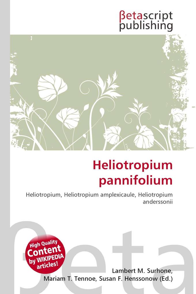 Heliotropium pannifolium