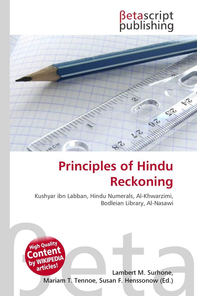 Principles of Hindu Reckoning