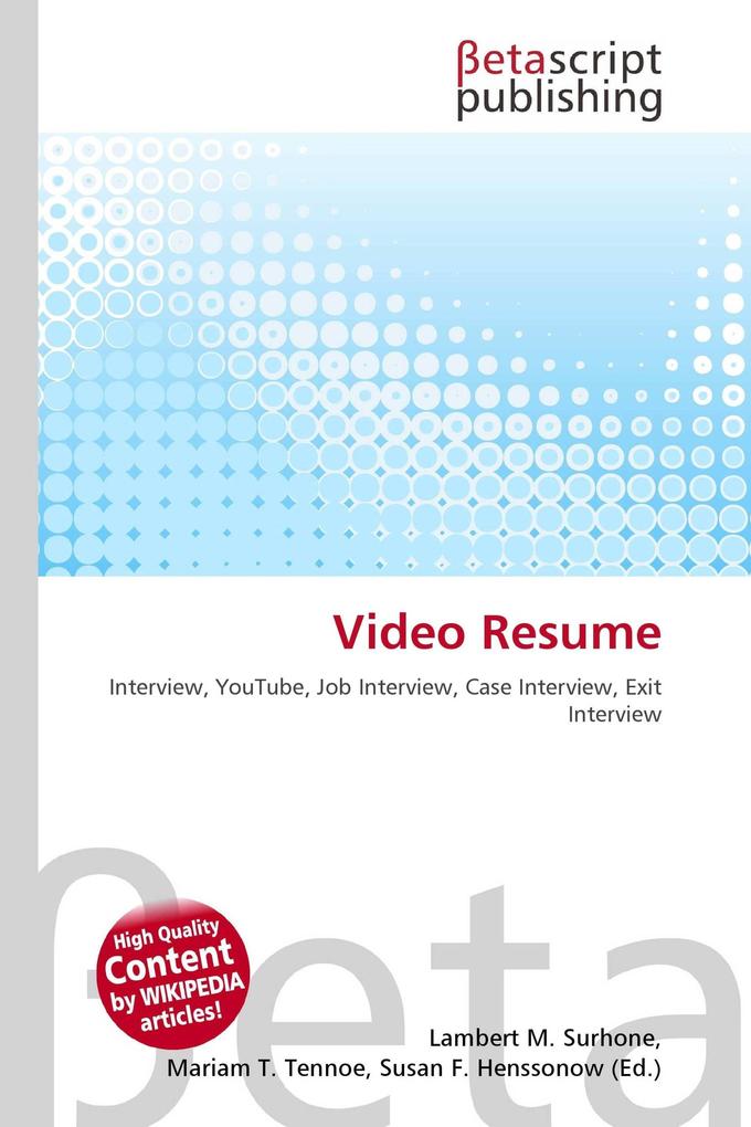 Video Resume