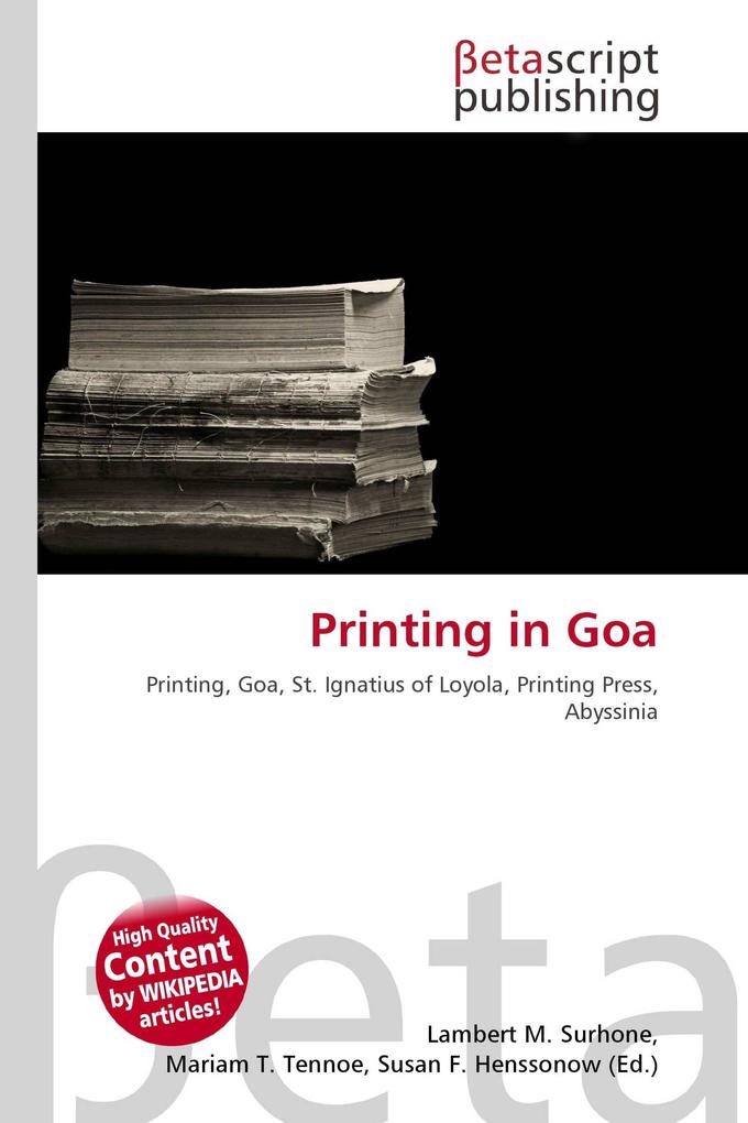 Printing in Goa