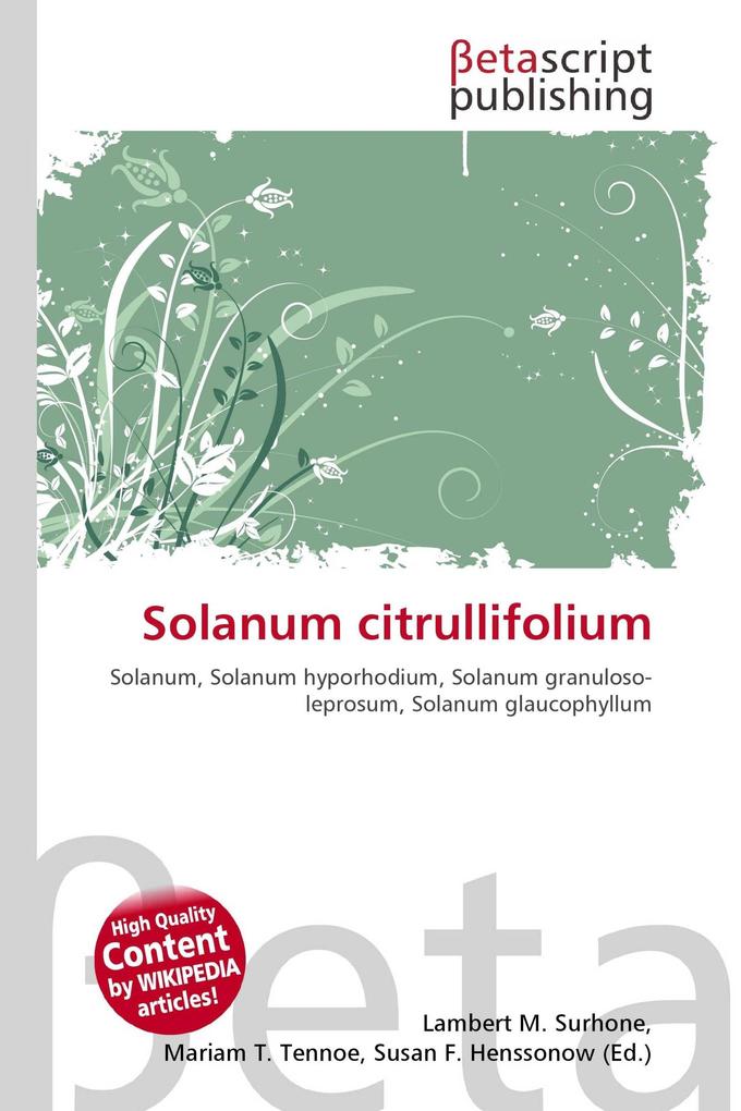 Solanum citrullifolium