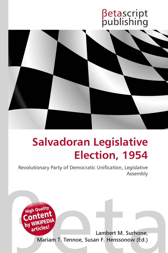Salvadoran Legislative Election 1954