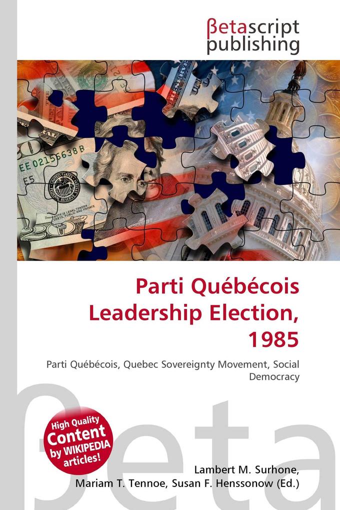 Parti Québécois Leadership Election 1985