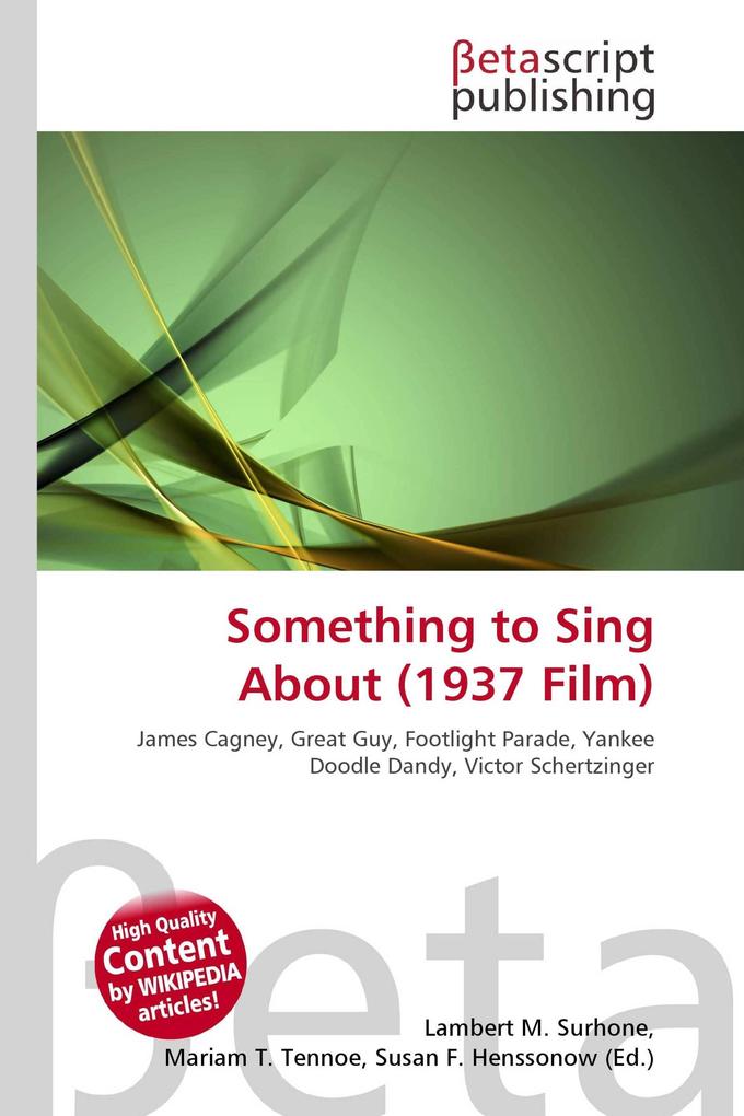 Something to Sing About (1937 Film)