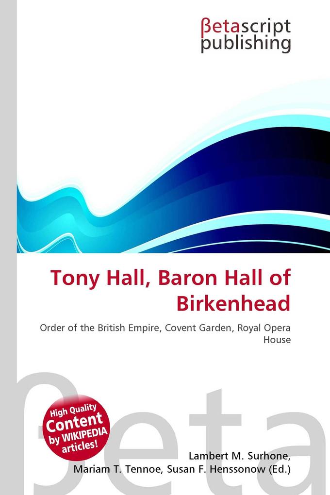 Tony Hall Baron Hall of Birkenhead