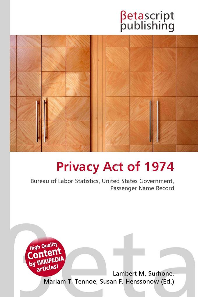 Privacy Act of 1974